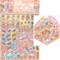 Pastel Library Room Stickers, Isometric Sticker Scene, Adorabilities
